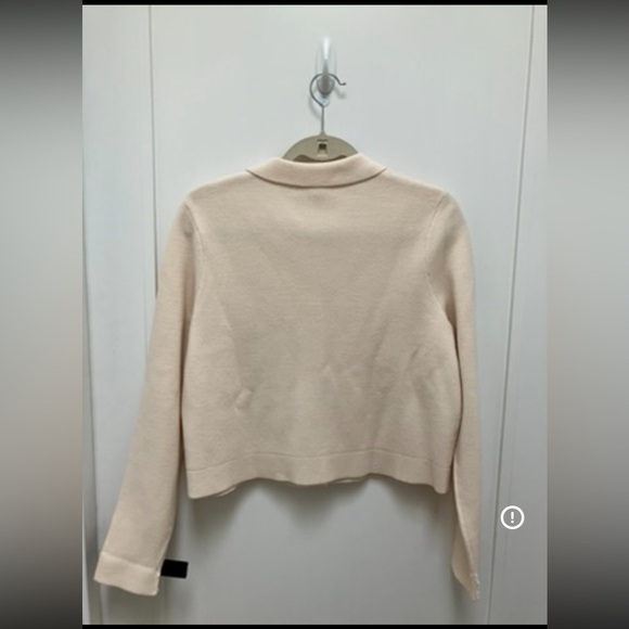 Sézane La Maille Betty Wool Cardigan in Ecru- Size Small - Picture 5 of 13